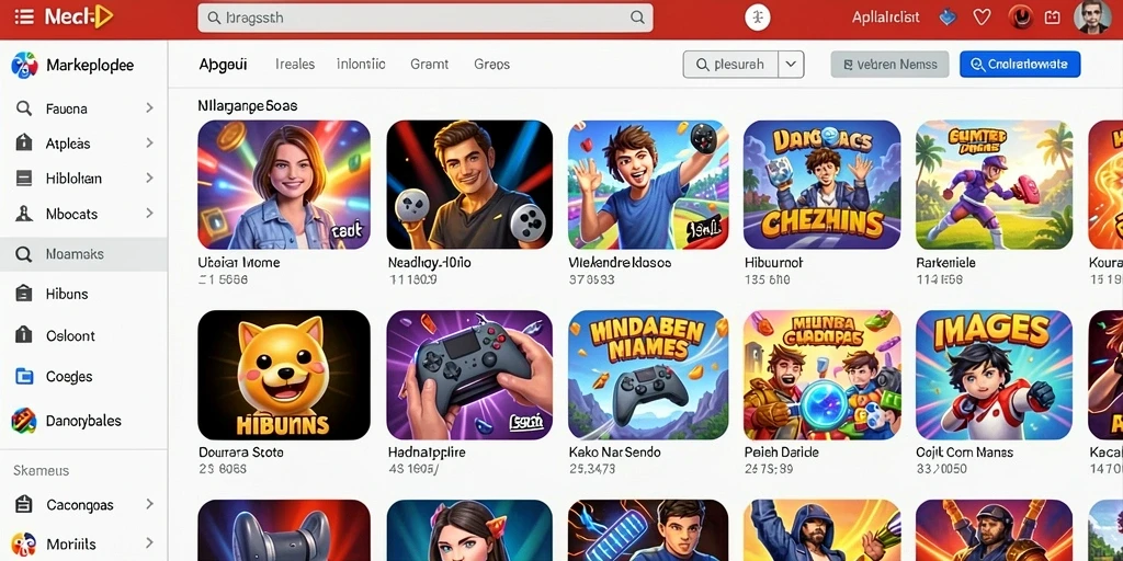 Tangkapan layar menampilkan antarmuka utama game 8HHH.