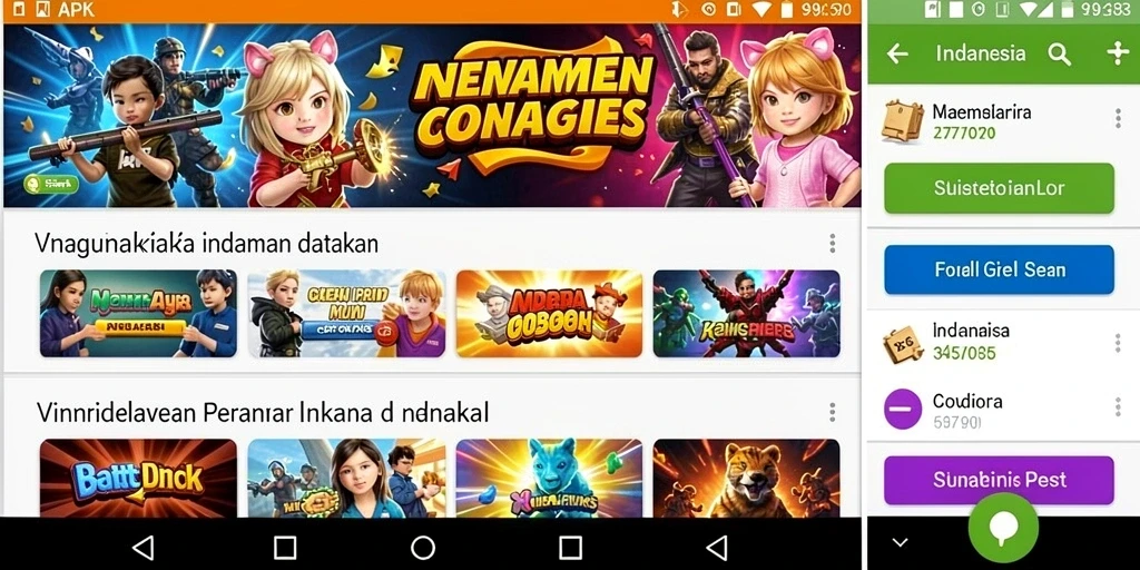 Tampilan grafis yang memukau dalam petualangan.