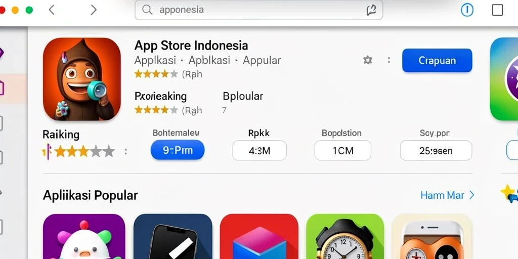 Tampilan awal game yang menarik dan penuh warna.