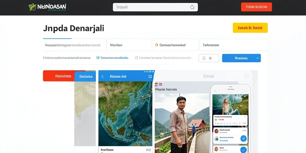 Tampilan awal yang memukau dan menarik.
