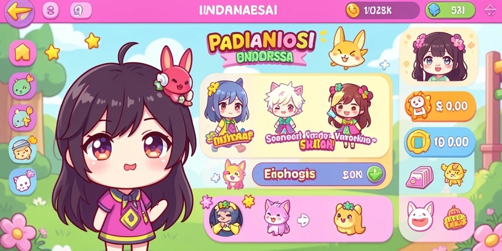 Tampilan grafis yang memukau dari gameplay.