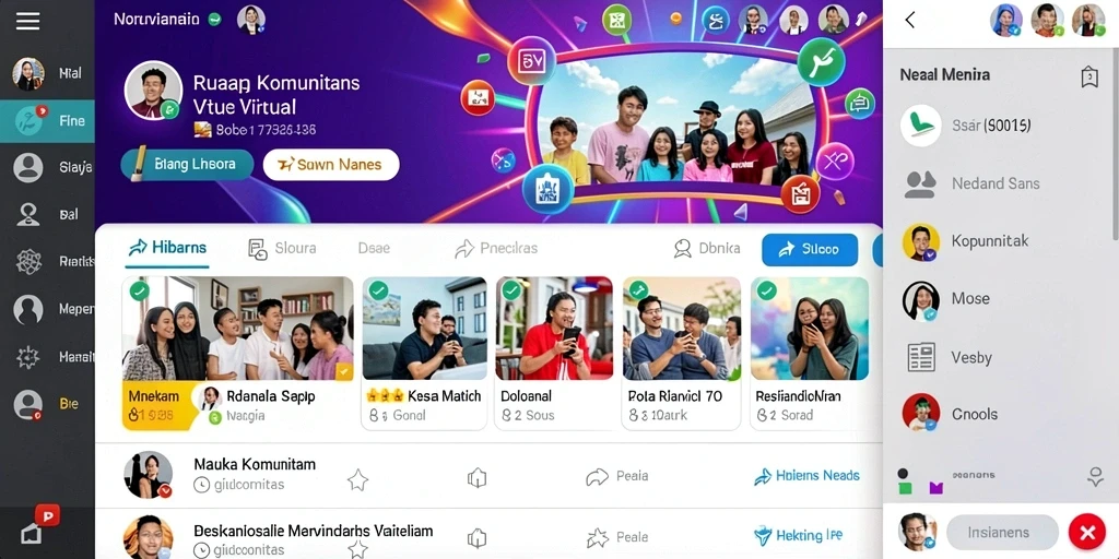Tampilan grafis yang memukau dalam permainan.