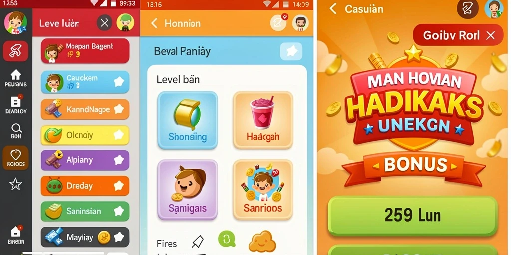 Screenshot menampilkan gameplay menarik saat menyelesaikan teka-teki.