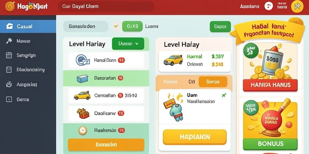 Tampilan antarmuka pengguna yang menarik dan intuitif.