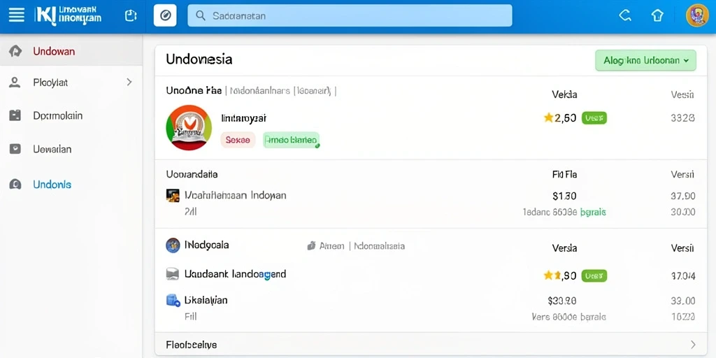 Tampilan antarmuka yang modern dan menarik.