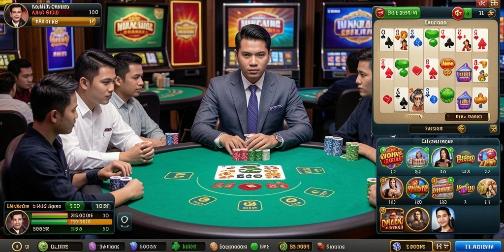 Antarmuka slot yang interaktif dan menarik.